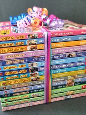 ANIMAL ARK BOOKS LOT OF 15 BY BEN M. BAGLIO DOGS CATS HORSE PETS FOR BOYS GIRLS